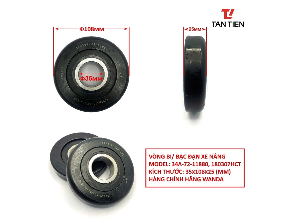 Vòng Bi Xe Nâng Toyota 35x108x25